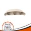 White wall sconce, 7 watts, up-down, 6 yellow lenses