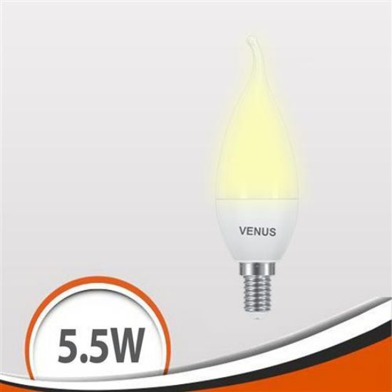 كاندل دمعة ملكي 5.5 وات اصفر