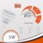 LED lamp 5 watt white 3 steps