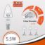 smart Crystal Candel led 5.5 watt 3 steps white