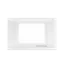 Bombay faceplate, white