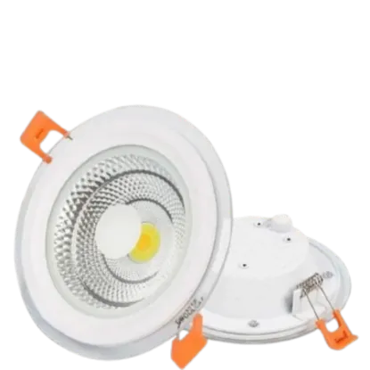 سبوت زجاجي مقاس 7CM W6 اضاءة 3الوان