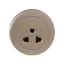 Illuminated magnetic American-type socket, champagne