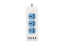 Power strip, USB 4, 2m