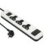 Universal Power Strip with 3 Outlets & 2 USB Ports (USB-C + USB-A) | Fast Charging | 2M