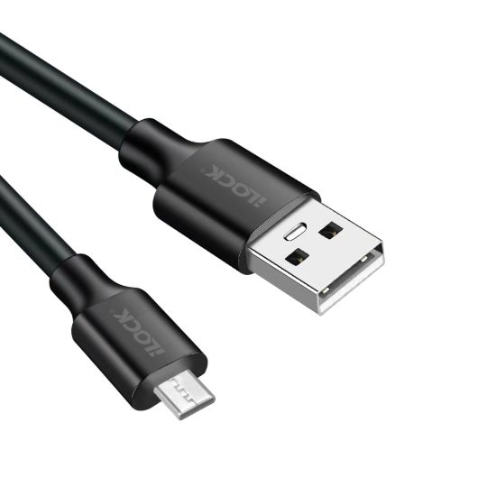 كابل USB-A إلى Micro USB، شحن سريع ونقل بيانات - أبيض — صورة 3