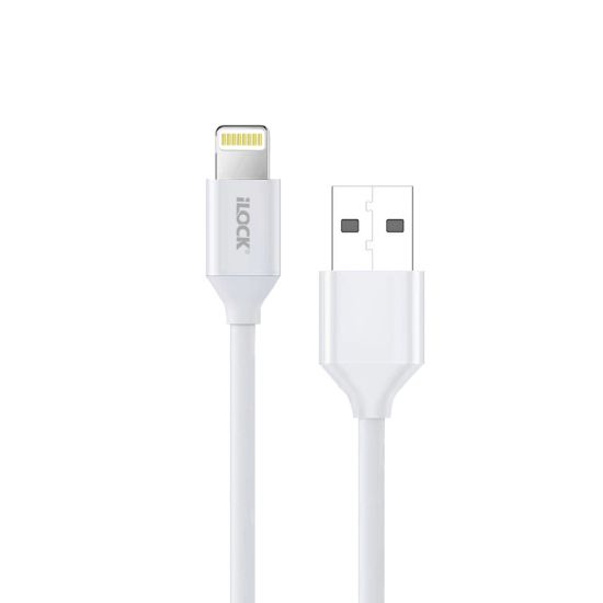 كابل USB-A إلى آيفون، شحن سريع ونقل بيانات - أبيض — صورة 7