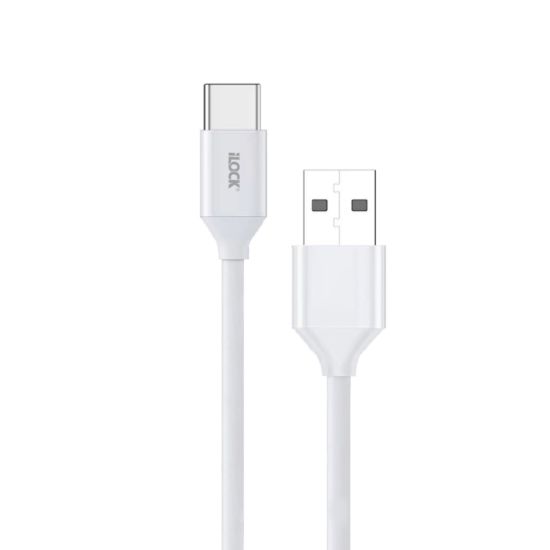 كابل USB-A إلى Type-C، شحن سريع ونقل بيانات - أبيض — صورة 5