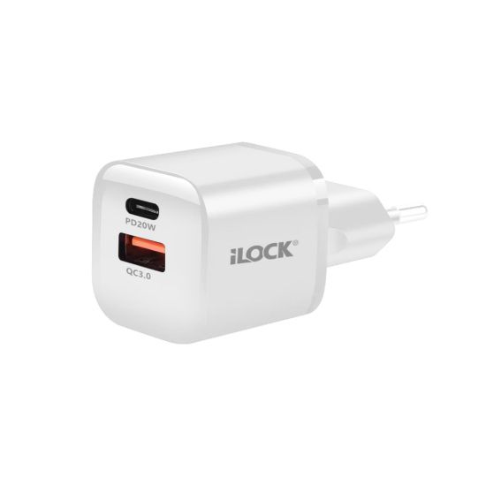 شاحن حائط سريع 20 وات، USB-A وUSB-C، ‏QC 3.0 — صورة 2