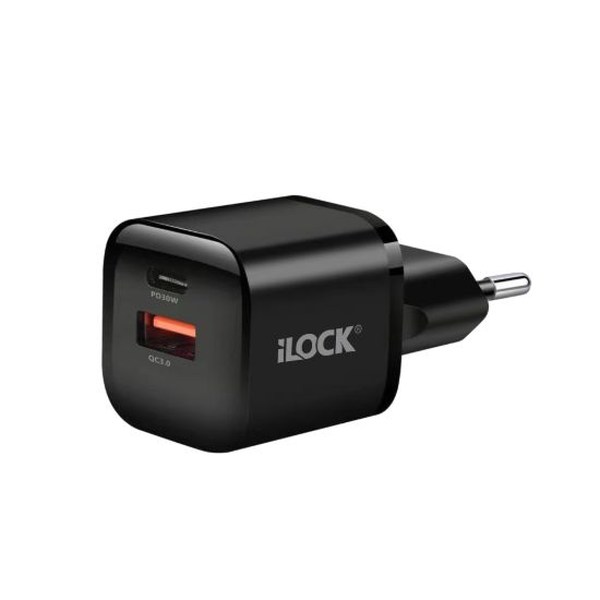 شاحن حائط سريع 30 وات، USB-A وUSB-C، ‏QC 3.0 — صورة 2