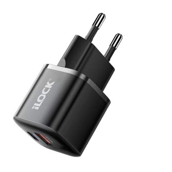 شاحن حائط سريع 30 وات، USB-A وUSB-C، ‏QC 3.0 — صورة 3