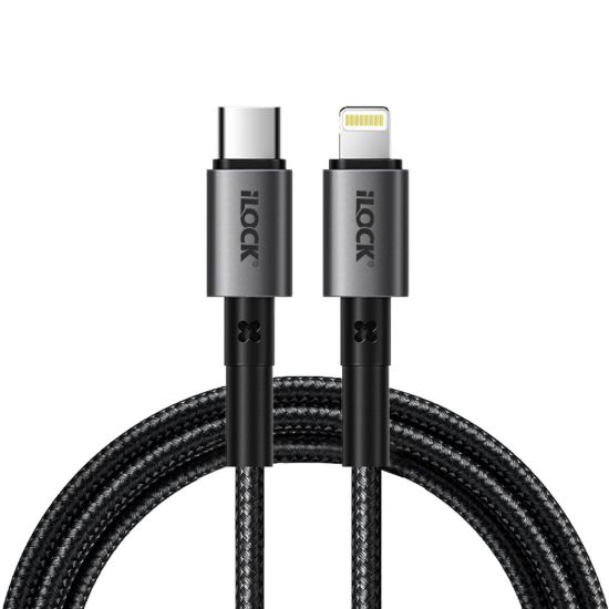 كابل شحن سريع 30 وات، USB-C إلى آيفون، مضفر فائق التحمل — صورة 2