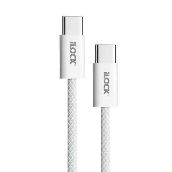 كابل شحن سريع 240 وات PD، ‏USB-C إلى USB-C، مضفر فائق التحمل — صورة 3