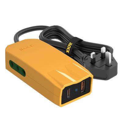 شاحن ميني برو سريع USB-C وUSB-A مع مخارج كهرباء، إصدار الخليج