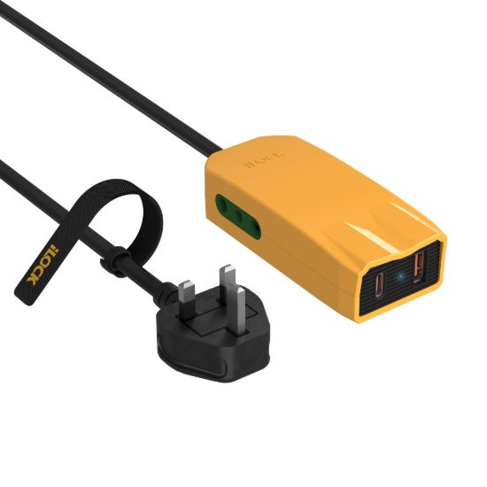 شاحن ميني برو سريع USB-C وUSB-A مع مخارج كهرباء، إصدار الخليج — صورة 2