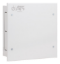 DBOX Flat sheet-metal junction box - printed dimensions