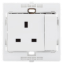 Seven British Socket + Single Two-way Switch