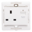 Seven USB Charger beside British Socket — 13 A