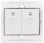 Seven Telephone + Computer Socket Cat5 e