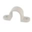 Fire-resistant UPVC clip without base — 20 mm — White