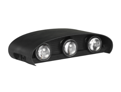 Triple up-and-down wall-light panel