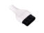 Elwsam white rubber female cable connector