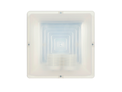 Elwsam square globe 26×26 cm for 2 energy-saving lamps