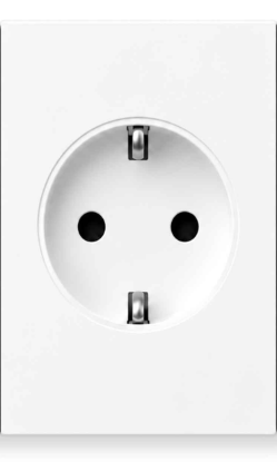 Merkel Electric recessed Germany socket, 48 mm
