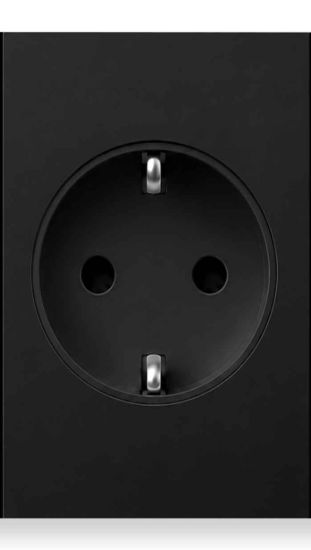 Merkel Electric recessed Germany socket, 48 mm — White — picture 4
